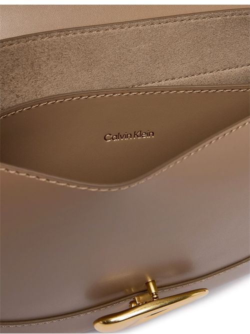 CALVIN KLEIN medium crossbody bag with engraved flap CALVIN KLEIN | LV04F3401GVFU